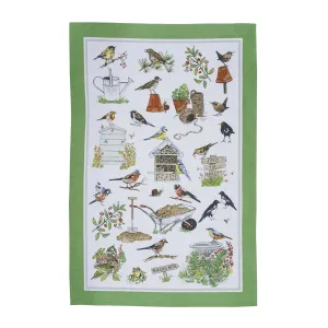 Tea Towel "Garden Birds"