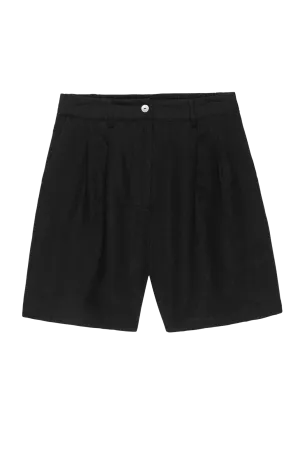 The Linen Pleated Short