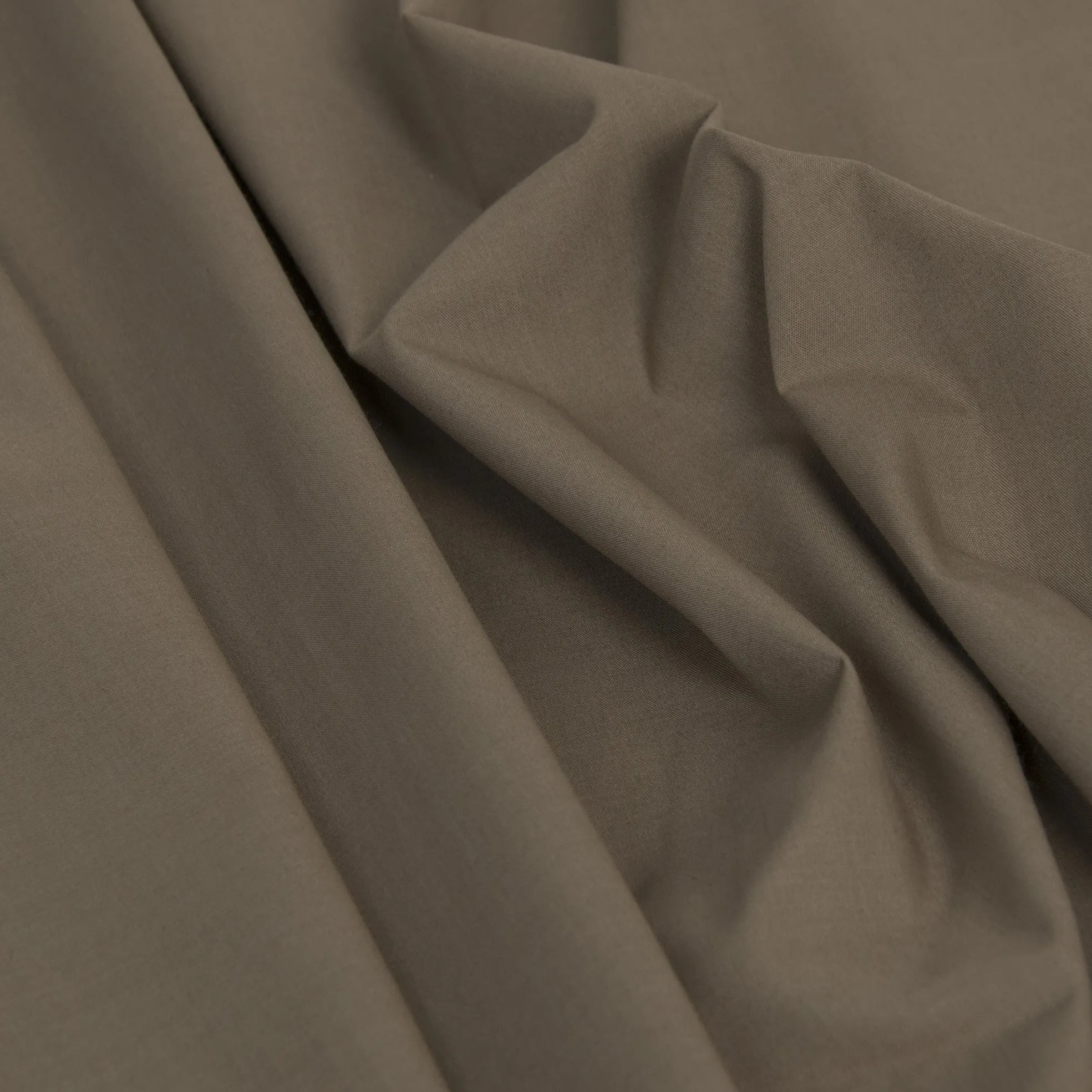 Walnut Brown Plain Poplin 51